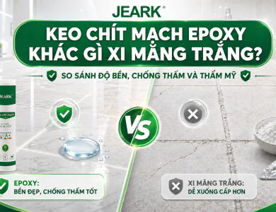 Keo Chít Mạch Epoxy Khác Gì Xi Măng Trắng? So Sánh Chi Tiết