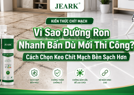 Vì Sao Đường Ron Nhanh Bẩn? Cách Chọn Keo Chít Mạch Bền