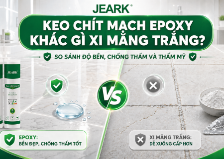 Keo Chít Mạch Epoxy Khác Gì Xi Măng Trắng? So Sánh Chi Tiết