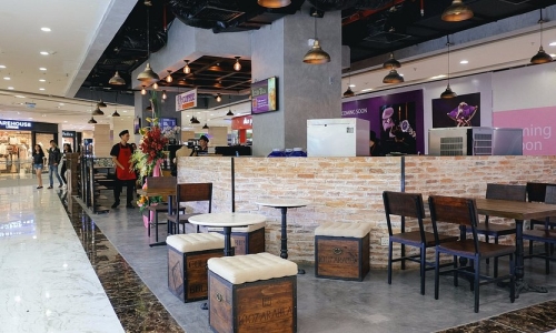 Ứng dụng cho trung tâm thương mại, nhà hàng, quán café