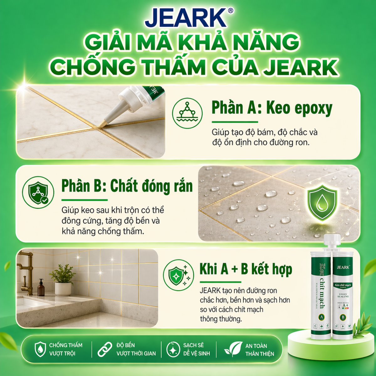 keo chít mạch 2 thành phần